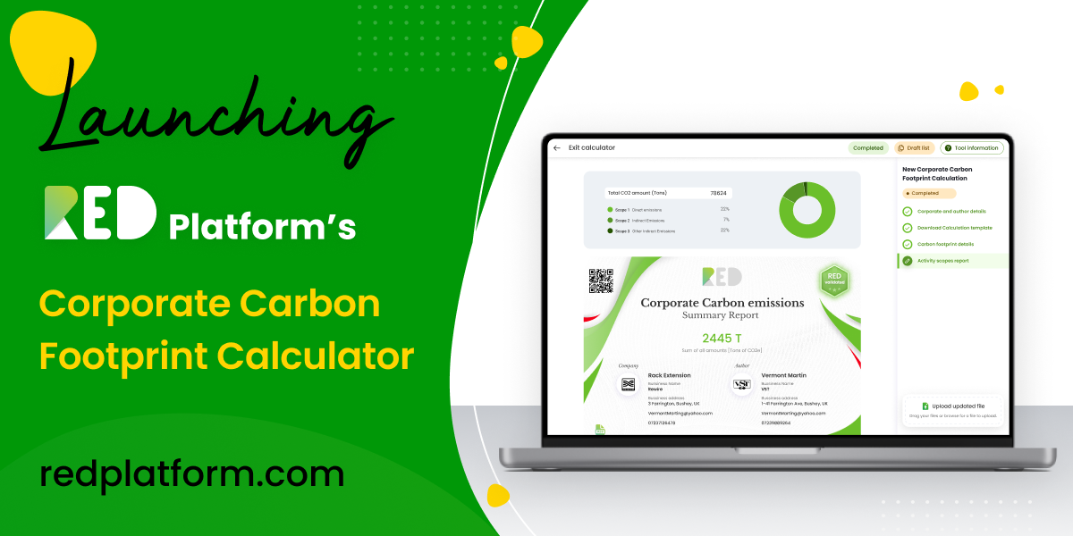 Launching RED Platform’s Corporate Carbon Footprint Calculator